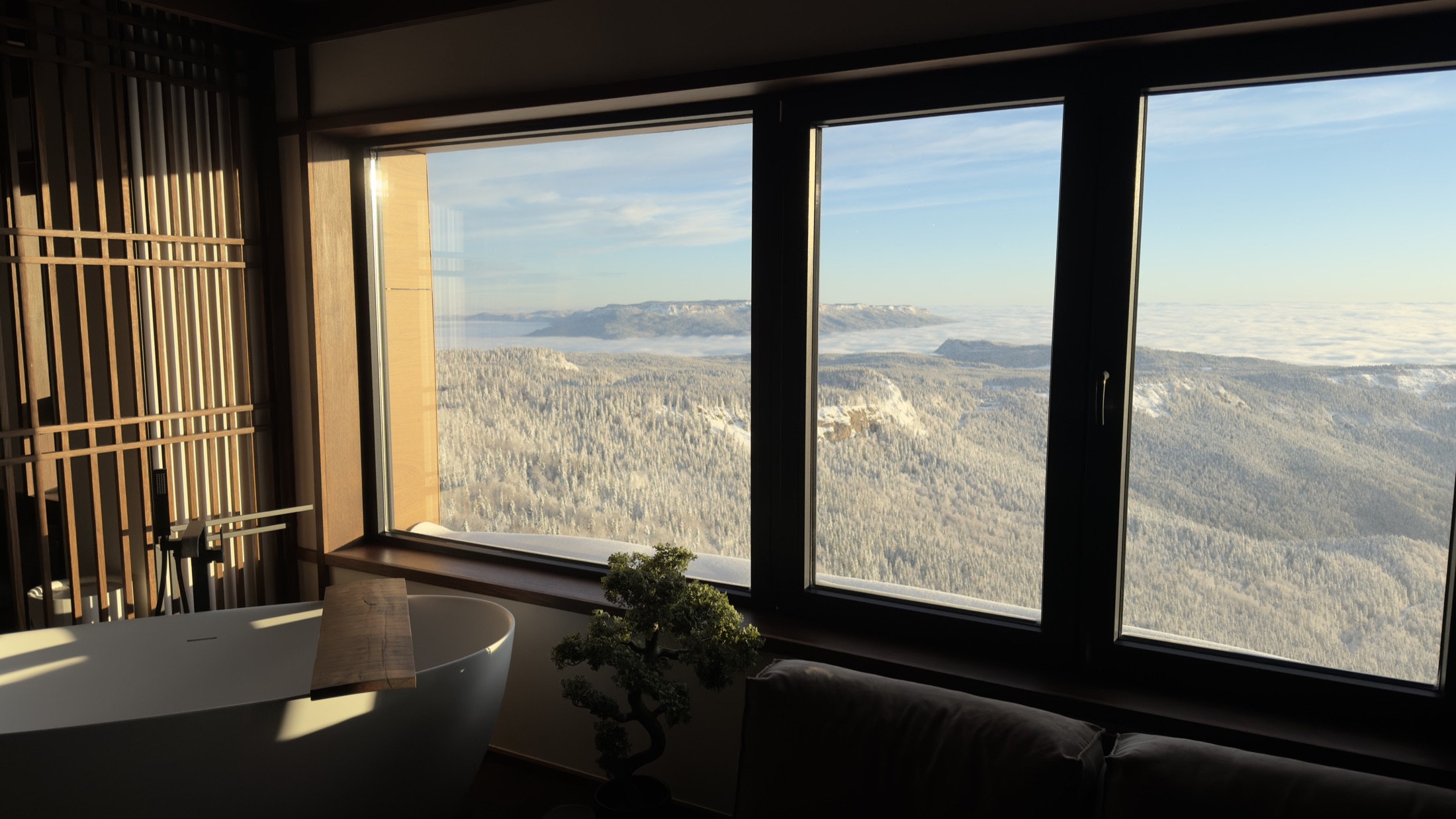Panoramic Jahorina mountain view from IKIGAI Horizon